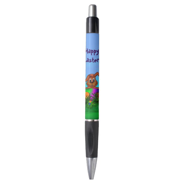 Happy Easter! Easter Rabbit Pen (Front Vertical)