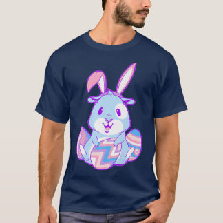 happy Easter Egg Bunny guinea pig kawaii cute  T-Shirt