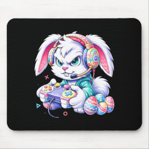 Happy easter egg bunny video game for kids boys mouse pad
