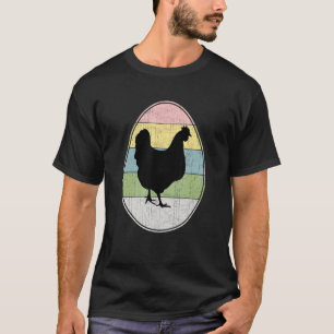 Happy Easter Egg Chicken Graphic  Easter Day Chick T-Shirt