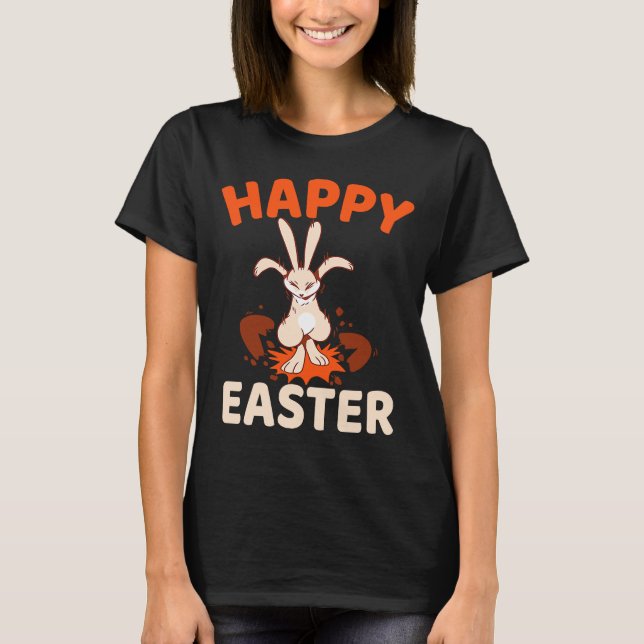Happy Easter Egg Hunt Easter Games Easter Holidays T-Shirt (Front)
