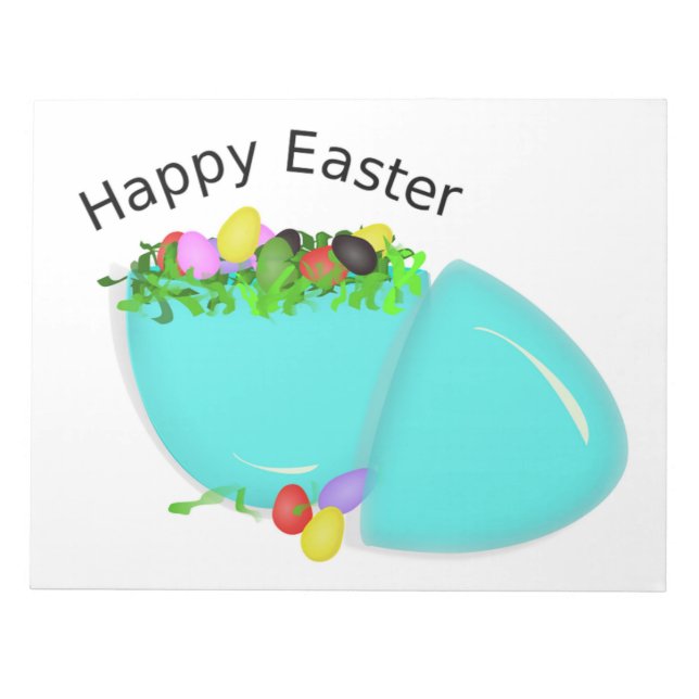"HAPPY EASTER" EGG NOTEPAD (Front)