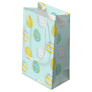 Happy Easter Egg Pattern  Small Gift Bag