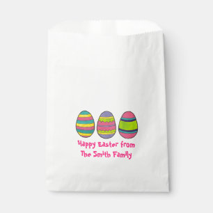 Happy Easter Egg Personalized Baked By Treat Favour Bag