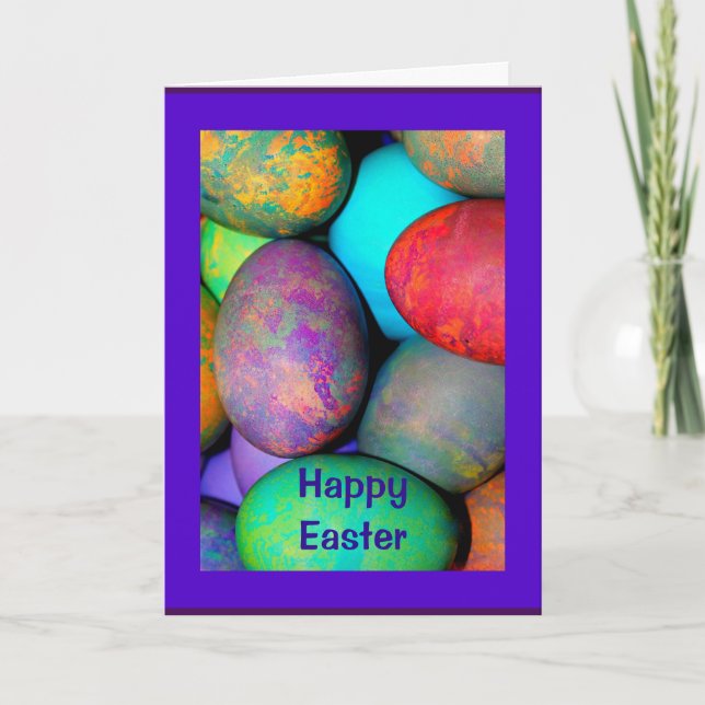 Happy Easter Egg-stra Special Mom & Dad! Holiday Card (Front)