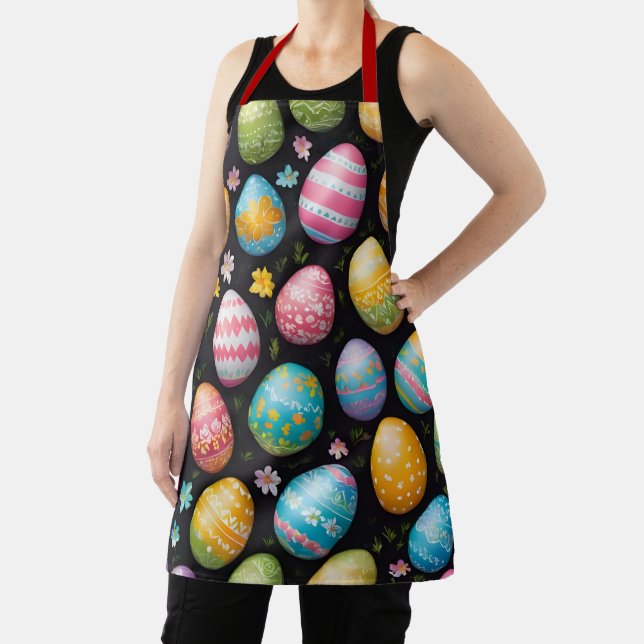 Happy Easter Eggs Collection Apron (Insitu)