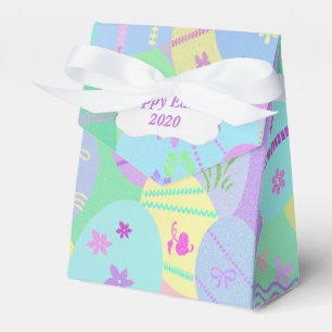 Happy Easter eggs design Favor Box