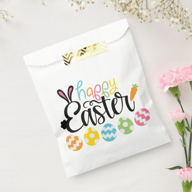 Happy Easter Eggs Favour Bag (Sealed)