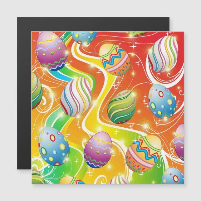 Happy Easter Eggs Festive Pattern (Front/Back)