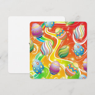 Happy Easter Eggs Festive Pattern Invitation
