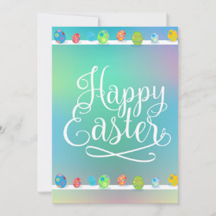 Happy Easter Eggs Hunt Spring Party Beautiful Holiday Card