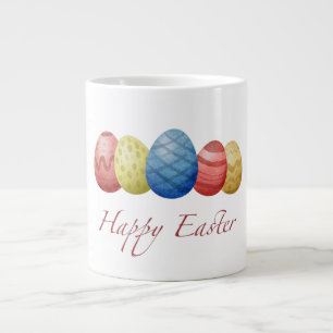Happy Easter eggs  Large Coffee Mug