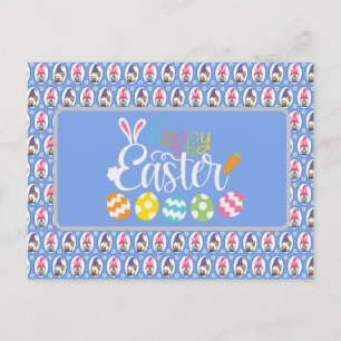 Happy Easter Eggs Postcard