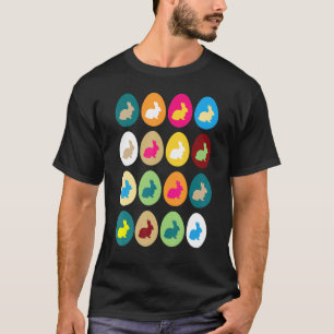 Happy Easter Eggs Rabbit T-Shirt