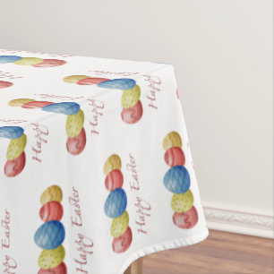 Happy Easter eggs  Tablecloth