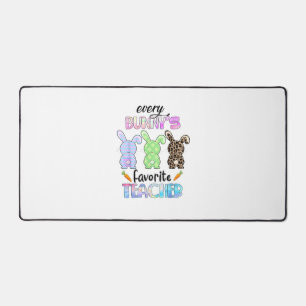 Happy Easter Every Bunny Is Favorite Teacher Rabbi Desk Mat