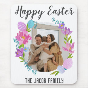 Happy Easter family,easter bunny family one photo Mouse Pad