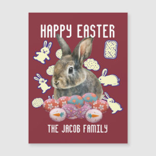  Happy Easter family, easter bunny, personalize 