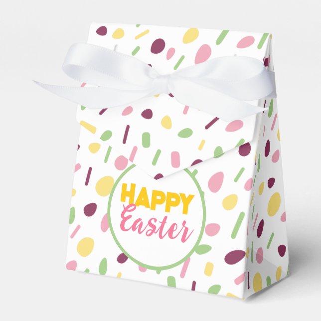 Happy Easter. Favor Box (Front Side)