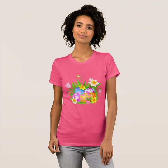 Happy Easter Floral T-Shirt