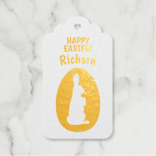 Happy Easter Foil Gift Tags