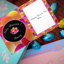 Happy Easter Foil Gradient Spring Colours Pattern