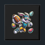 Happy Easter Football Boys Easter Bunny Funny East Magnet<br><div class="desc">Happy Easter Football Boys Easter Bunny Funny Easter Sport</div>