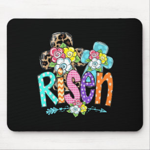 Happy Easter For Christian Girls Mom He Is Risen L Mouse Pad