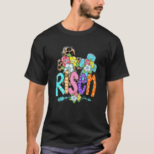 Happy Easter For Christian Girls Mom He Is Risen L T-Shirt