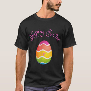 Happy easter for gay men with easter egg in rainbo T-Shirt