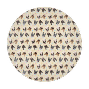 Happy Easter French Bulldogs Cutting Board