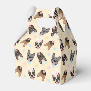 Happy Easter French Bulldogs Favor Box