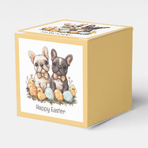 Happy Easter French Bulldogs Favor Box