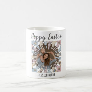 Happy Easter friend,easter bunny mom & baby photo Coffee Mug