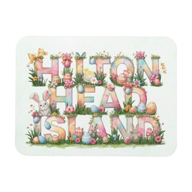 Happy Easter from Hilton Head Island  Magnet (Horizontal)