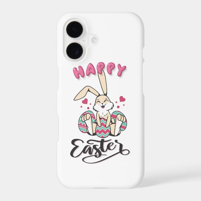 Happy Easter from lovely Easter Bunny Samsung Galaxy Case (Back)