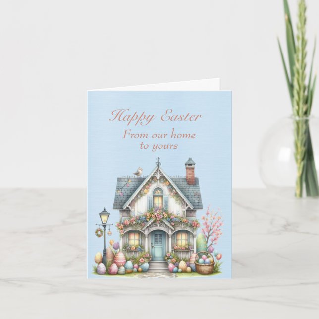 Happy Easter From Our Home To Yours Card (Front)