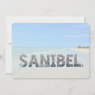 Happy Easter from Sanibel Island Florida Beach Holiday Card