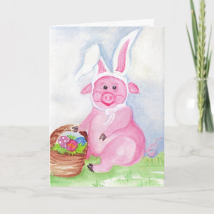 Happy Easter from the Easter Pig Card