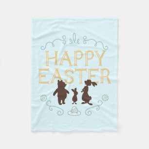 Happy Easter from Winnie The Pooh and Friends Fleece Blanket