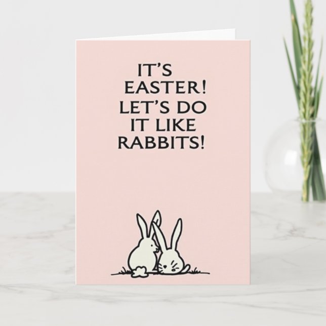 Happy Easter Fun Time Card (Front)