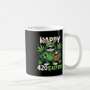 Happy Easter Funny 4_20 Day Easter Bunny Rabbit Me Coffee Mug