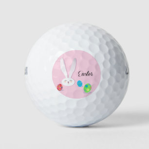 Happy Easter Funny Bunny Golf Balls