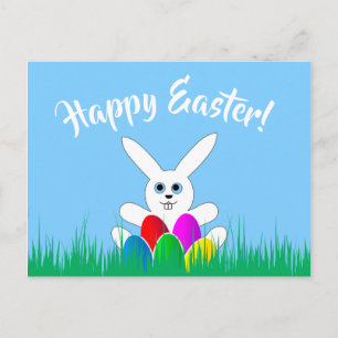 Happy Easter funny customizable Holiday Postcard