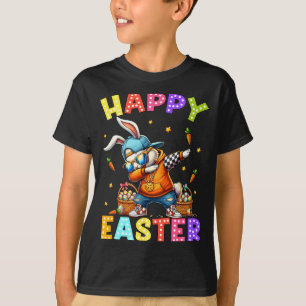 Happy Easter Funny Dabbing Bunny Dab Dance Rabbit T-Shirt