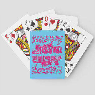 HAPPY EASTER funny easter holiday gift Playing Cards