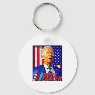 Happy Easter Funny Joe Biden 4th Of July Men Women Keychain