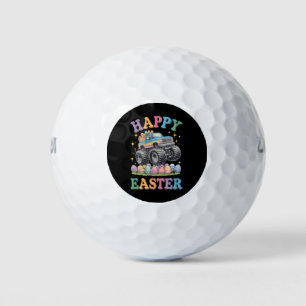 Happy Easter Funny Monster Truck Crush Eggs Golf Balls