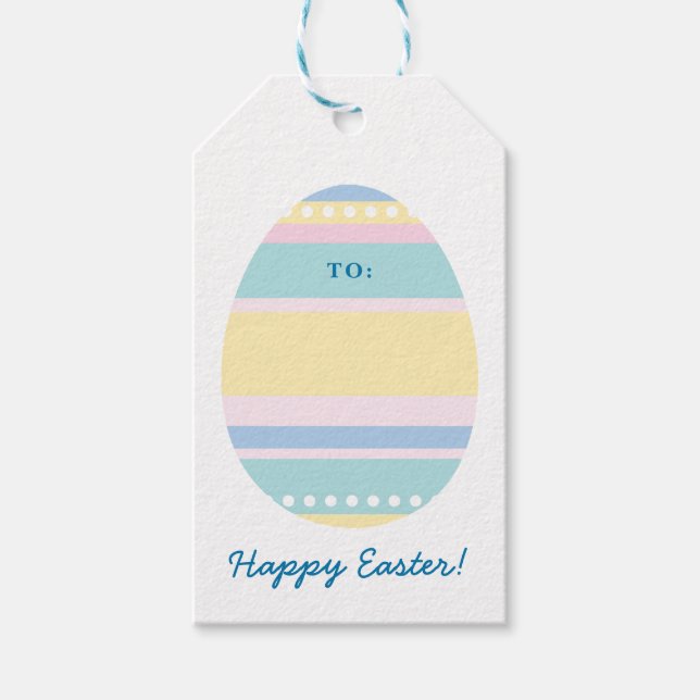 Happy Easter Gift Tag (Front)