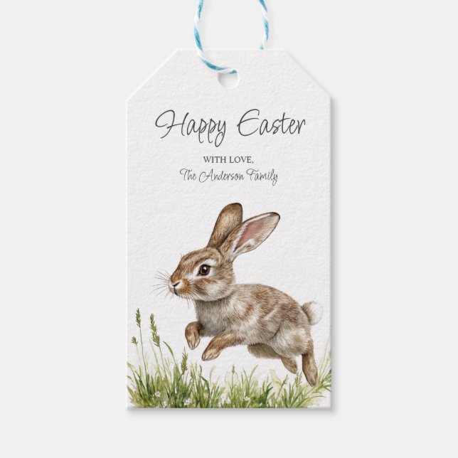 Happy Easter Gift Tags (Front)